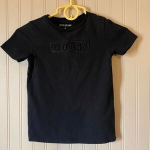 Guess kids Los Angeles T-Shirt size 8 Pop Out Logo Black